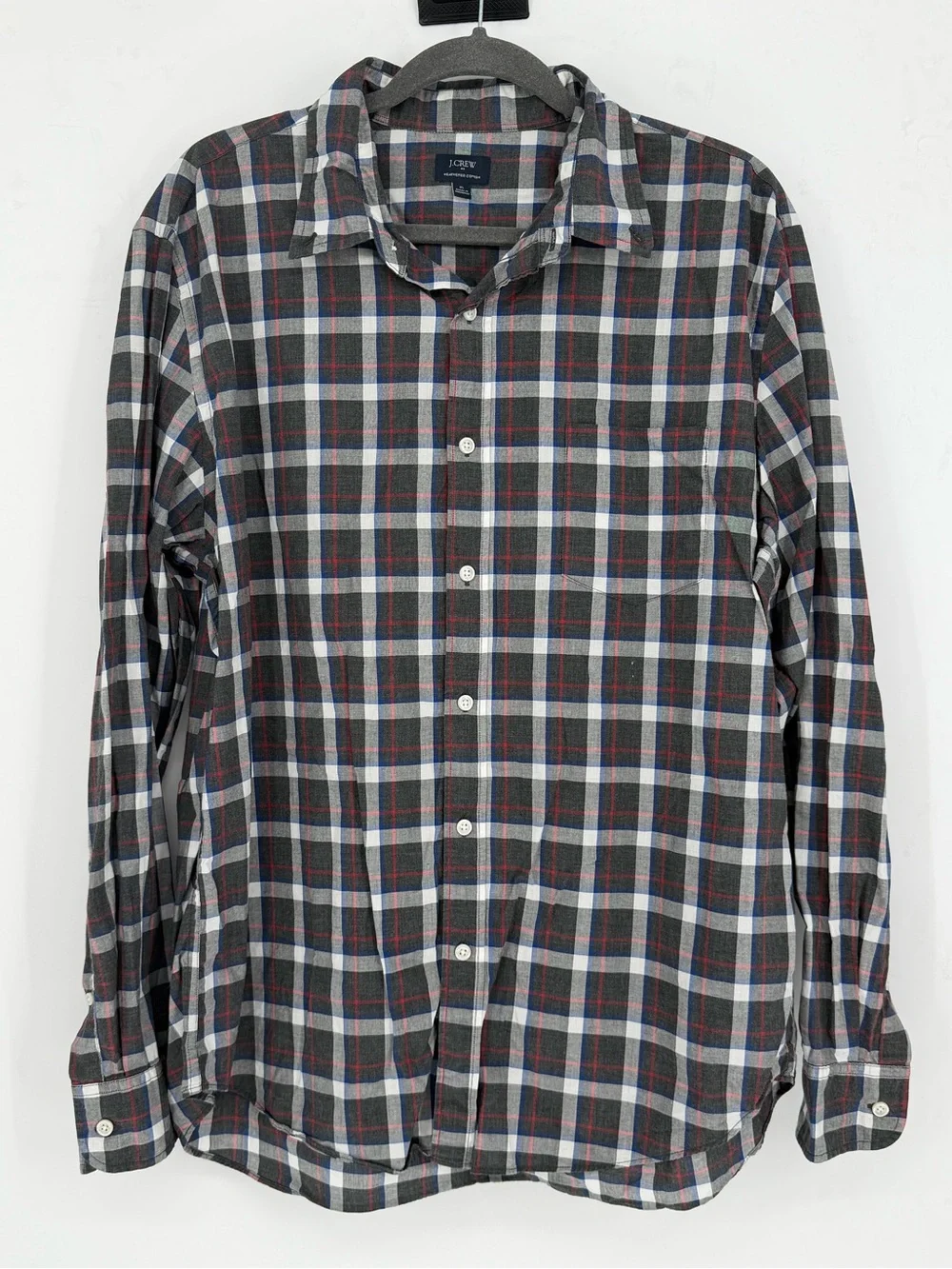 Preppy Plaid J. Crew Button Up Collared Shirt